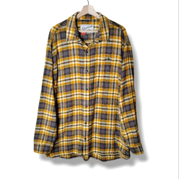 Duck Camp Flannel Shirt Mens 3XL Plaid Outdoor Cabincore Rugged Workwear - Picture 1 of 7